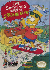 The Simpsons Bart vs the Space Mutants (Nintendo) Pre-Owned: Game, Manual, and Box
