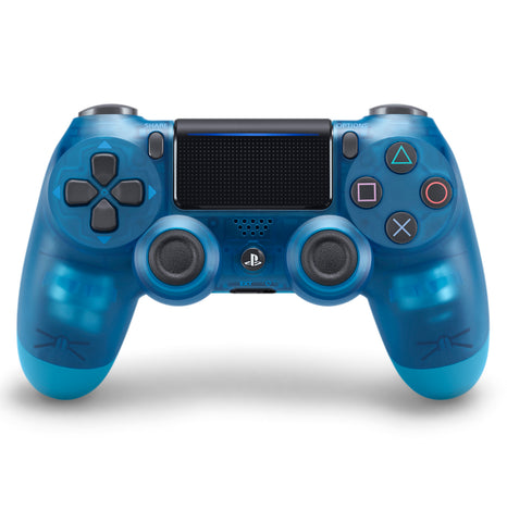 DualShock 4 Wireless Controller - Crystal Blue (Official Sony Brand) (Playstation 4 Controller) Pre-owned