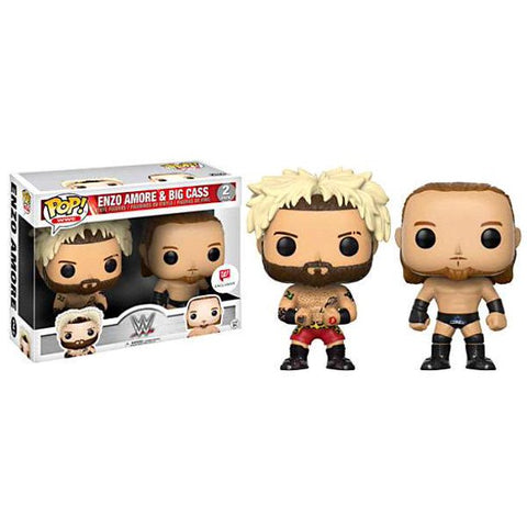Pop! WWE 2 Pack: Enzo Amore & Big Cass (Wal-Greens Exclusive) (Funko POP!) Figure and Box