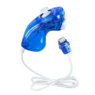 Nunchuk Controller - Rock Candy / Blue (Nintendo Wii Accessory) Pre-Owned