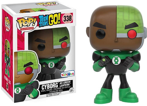 POP! Television #338: Teen Titans Go! - Cyborg as Green Lantern (Toys R Us Exclusive) (Funko POP!) Figure and Box w/ Protector