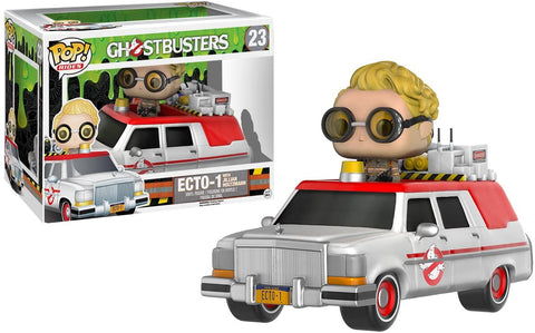 Pop! Rides #23: Ghostbusters - Ecto-1 with Jillian Holtzmann (Funko POP!) Figure and Box
