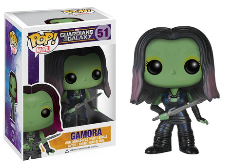 Funko POP! Figure - Marvel #51: Gaurdians of the Galaxy  Gamora - Bobble-Head - NEW 1