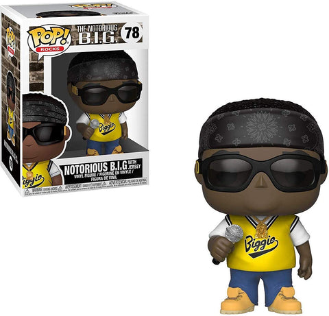 POP! Rocks: The Notorious B.I.G. #78 Notorious B.I.G. with Jersey (Funko POP!) Figure and Original Box