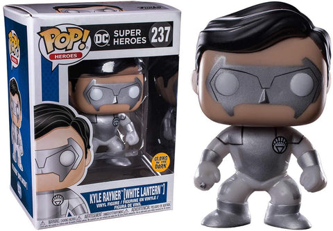 POP! Heroes #237: DC Comics Super Heroes - Kyle Rayner (White Lantern) (Glows in the Dark) (Fugitivetoys Exclusive) (Funko POP!) Figure and Box w/ Protector