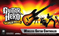Guitar Hero World Tour Guitar - Wireless Controller [Sunburst] (Red Octane) (Playstation 2) Pre-Owned w/ Dongle