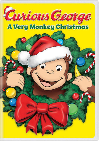 Curious George: A Very Monkey Christmas (DVD) NEW