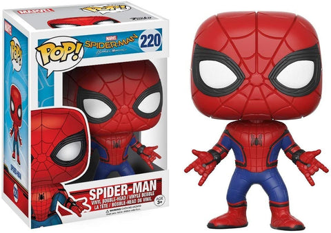 POP! Marvel #220: Spider-Man Home Coming - Spider-man (Funko POP! Bobble-Head) Figure and Box w/ Protector