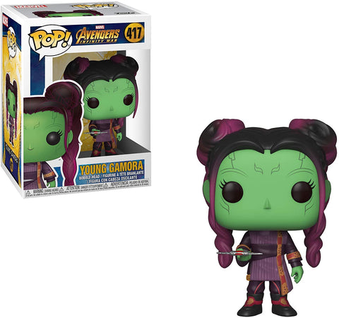 POP! Marvel #417: Avengers Infinity War - Young Gamora (Funko POP! Bobble-Head) Figure and Box w/ Protector