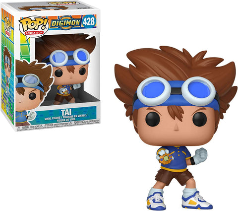 POP! Animation #428: Digimon - Tai (Funko POP!) Figure and Box w/ Protector