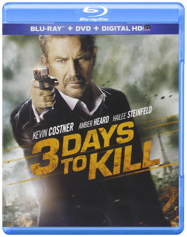 3 Days to Kill (Blu-ray + DVD) Pre-Owned