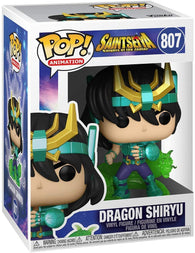 POP! Animation #807: Saintseiya Knights of the Zodiac - Dragon Shiryu (Funko POP!) Figure and Box w/ Protector