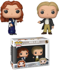 POP! Movies: Titanic 2-Pack - Rose & Jack (Target Exclusive) (Funko POP!) Figure and Box w/ Protector (Box Damage)