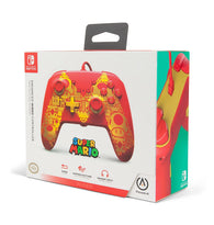 PowerA Enhanced Wired Controller - Golden Super Mario M (Nintendo Switch) NEW