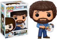 Pop! Television #524: Bob Ross The Joy of Painting - Bob Ross (Funko POP!) Figure and Box w/ Protector