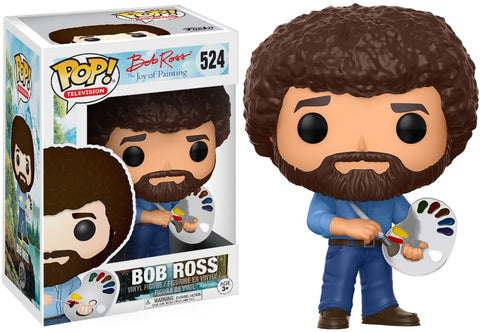 Pop! Television #524: Bob Ross The Joy of Painting - Bob Ross (Funko POP!) Figure and Original Box