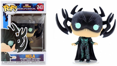 POP! Marvel #243: Thor Ragnarok - Hela (Funko POP! Bobble-Head) Figure and Box w/ Protector