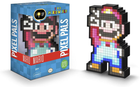 Super Mario World - Mario (020) (PDP Pixel Pals Lighted Figure) NEW
