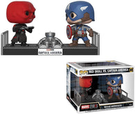 POP! Marvel Movie Moments #389: Avengers Infinity War - Red Skull vs. Captain America (Marvel Studios The First Ten Years) (Funko POP!) Figure and Box