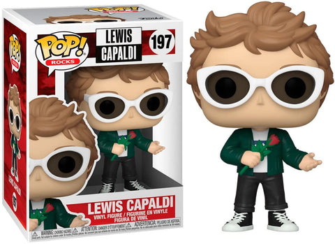 POP! Rocks #197: Lewis Capaldi - Lewis Capaldi (Funko POP!) Figure and Box w/ Protector