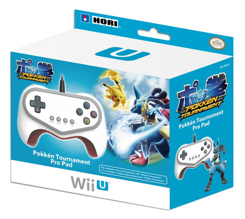 Pokken Tournament Pro Pad Controller (White Edition) (HORI) (Nintendo Wii U) NEW