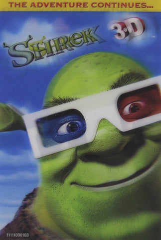 Shrek 3-D (DVD) Pre-Owned