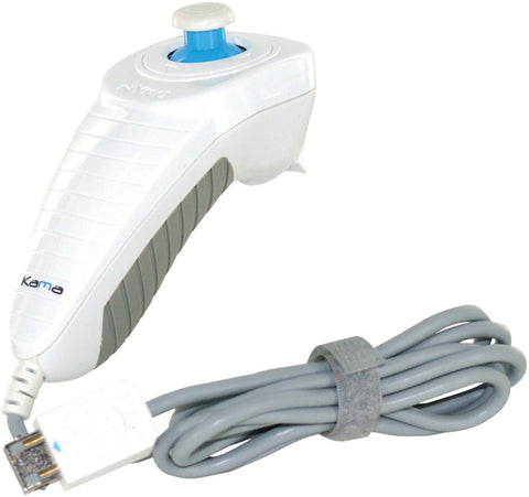 Nunchuk Controller - Nyko Kama / White (Nintendo Wii Accessory) Pre-Owned