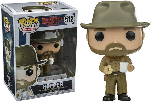 POP! Television #512: Stranger Things - Hopper (Funko POP!) Figure and Box w/ Protector