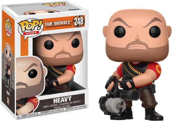 POP! Games #248: Team Fortress 2 - Heavy (Funko POP!) Figure and Box w/ Protector [Box Damage)
