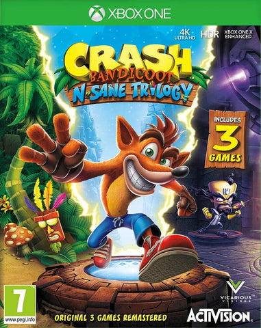 Crash Bandicoot N. Sane Trilogy (Import) (Xbox One) Pre-Owned
