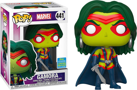 POP! Marvel #441: Guardians of the Galaxy - Gamora (2019 Summer Convention Limited Edition Exclusive) (Funko POP! Bobble-Head) Figure and Box w/ Protector