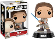POP! Star Wars #104: Rey (Funko POP! Bobble-Head) Figure and Box w/ Protector