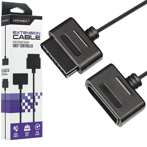 6ft Extension Cable - Super Retro 16  (Retro-Bit) (Super Nintendo) NEW