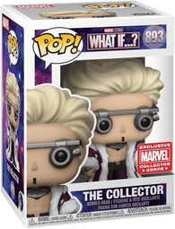 Funko POP! Marvel Studios #893: What If...? - The Collector (Exclusive Marvel Collector Corps) (Funko POP! Bobble-Head) Figure and Box w/ Protector