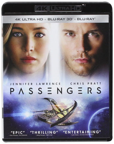 Passengers (4K Ultra HD + Blu Ray 3D + Blu Ray) Pre-Owned: Discs and Case