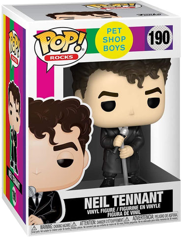 POP! Rocks #190: Pet Shop Boys - Meil Tennant (Funko POP!) Figure and Box w/ Protector