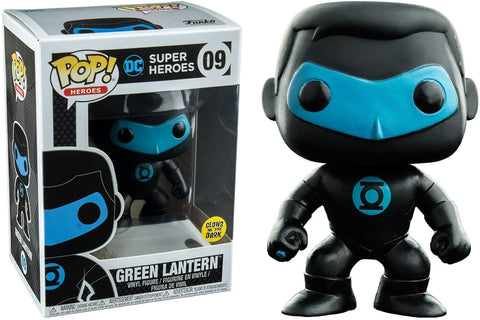 POP! Heroes #09: DC Comics Super Heroes - Green Lantern (Glows in the Dark) (Entertainment Earth Exclusive) (Funko POP!) Figure and Box w/ Protector