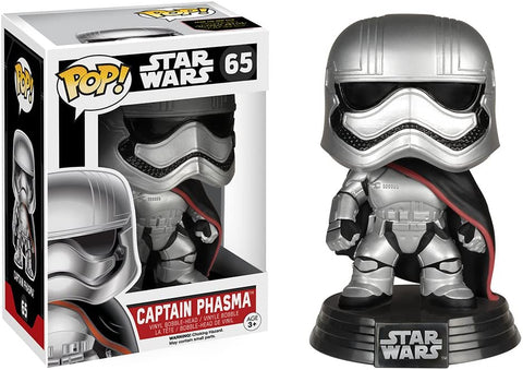 POP! Star Wars #65: The Force Awakens - Captain Phasma (Funko POP! Bobble-Head) Figure and Box w/ Protector