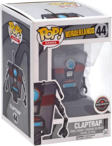 POP! Games #44: Borderlands - Claptrap (GameStop Power To The Player Exclusive) (Funko POP!) Figure and Box w/ Protector