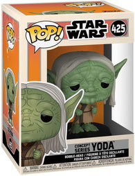 POP! Star Wars #425: Concept Series Yoda (Funko POP! Bobble-Head) Figure and Box w/ Protector