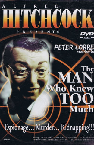 The Man Who Knew Too Much (DVD) Pre-Owned