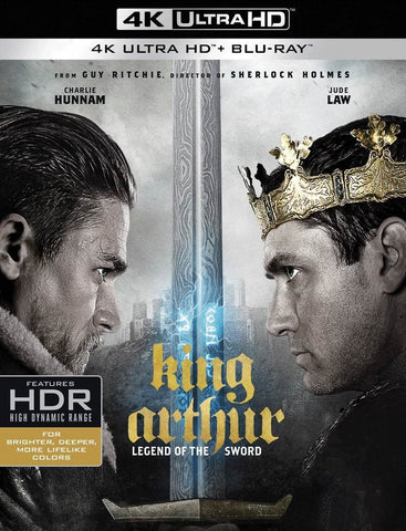 King Arthur: Legend of the Sword (4K Ultra HD + Blu Ray) Pre-Owned: Discs and Case