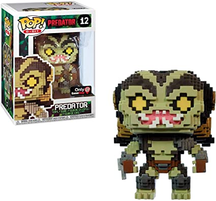 POP! 8-Bit #12: Predator (Gamestop Exclusive) (Funko POP!) Figure and Box w/ Protector