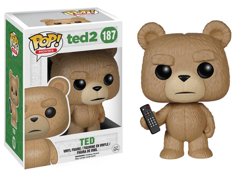 Funko POP! Figure - Movies #187: Ted 2 - Ted with Remote - NEW 1