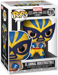POP! Marvel Lucha Libre Edition #711: El Animal Indestructible (Funko POP! Bobble-Head) Figure and Box w/ Protector