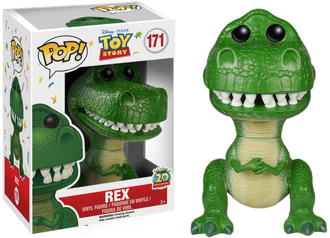 POP! Disney Pixar #171: Toy Story - Rex (20th Anniversary) (Funko POP!) Figure and Box w/ Protector