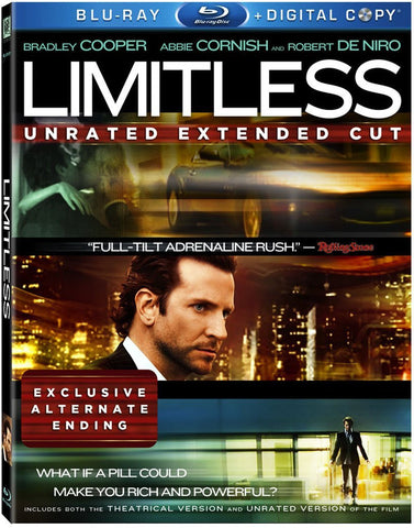 Limitless (Unrated Extended Cut) (2011) (Blu Ray / Movie) Pre-Owned: Disc(s) and Case
