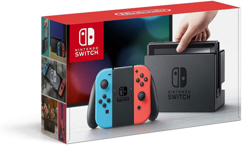 Nintendo Switch Console w/ Neon Red and Neon Blue Joy-Con (Nintendo Switch System) NEW