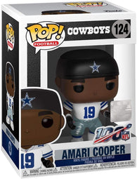 Funko POP! NFL Football #124: Dallas Cowboys - Amari Cooper (Funko POP!) Figure and Box w/ Protector