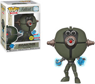 POP! Games #386: Fallout - Assaultron (Glows in the Dark) (2018 Fall Convention Limited Edition Exclusive)  (Funko POP!) Figure and Box w/ Protector